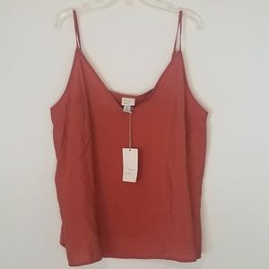 A New Day NWT Brown Tank Top
